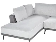 Corner Sofa 3 Seater MYKEN Fabric Light Grey Right Hand_952090
