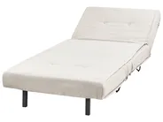 Single Sofa Bed VESTFOLD Fabric Light Beige_930324