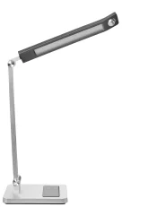 LED Desk Lamp LEPUS with Motion Sensor Silver_1018647