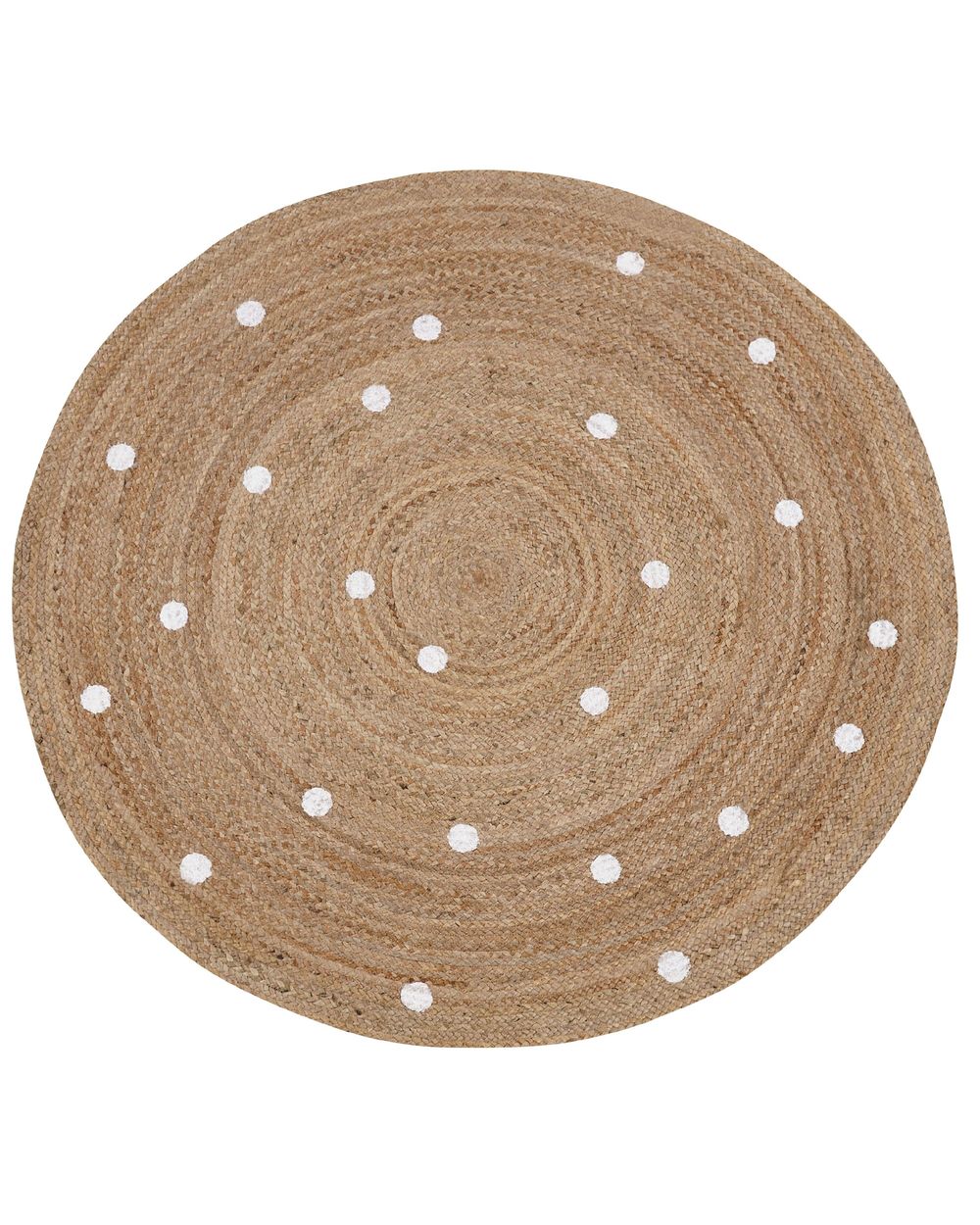 Rug KHARRA Beige ø 140 cm Jute
