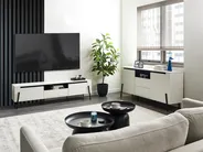 TV Stand BLACKPOOL White_981130