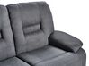 Fabric Manual Recliner Living Room Set Grey BERGEN II_934088