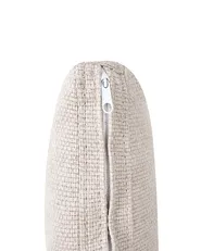 Armchair RINGEL with Cushions Fabric Light Beige_1025434