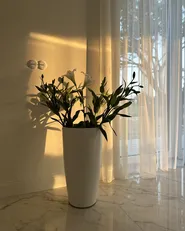 Donica TSERIA 40 cm Biały_883420