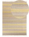 Jutový koberec 160 x 300 cm béžová/žltá TALPUR_845679