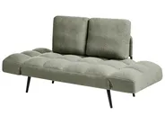Sofa Bed 2 Seater BREKKE Boucle Green_1068014