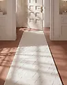 Alfombra ANTERO Blanco crema 80 x 300 cm
