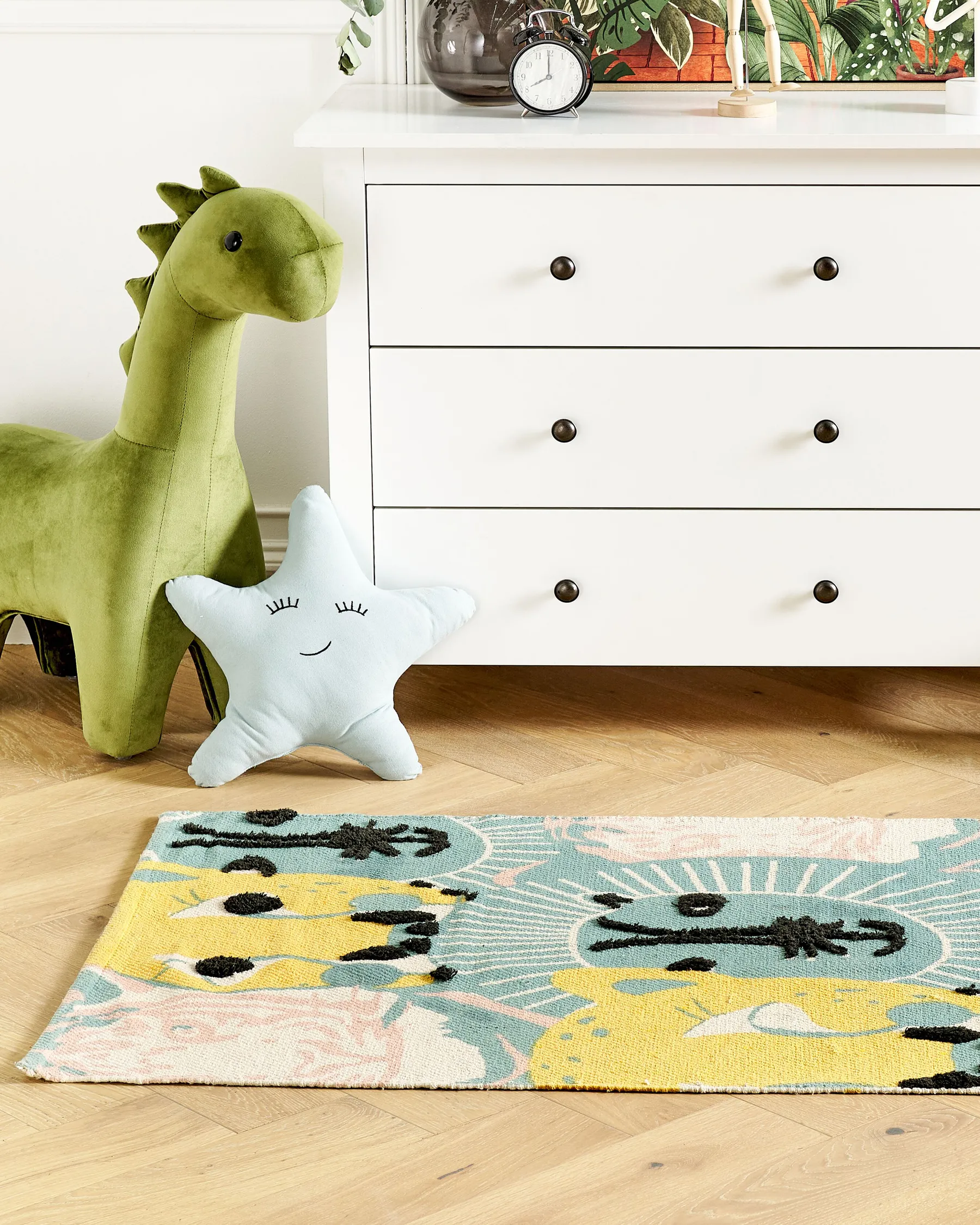 Tappeto per bambini TUTUT Multicolore 80 x 150 cm Cotone_864119