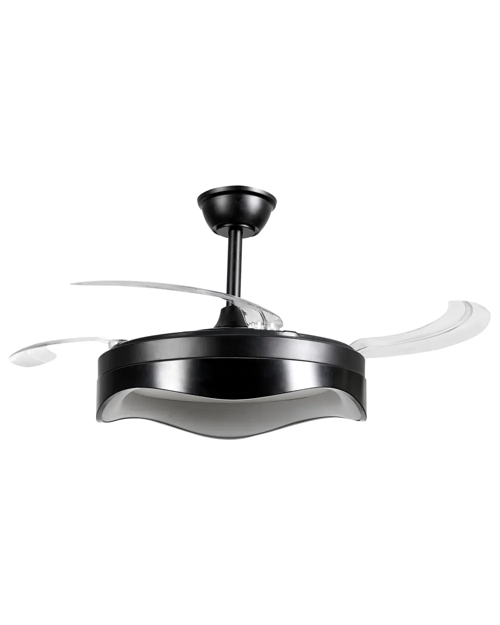 Ceiling Fan with Light ETONIA with Remote LED Black