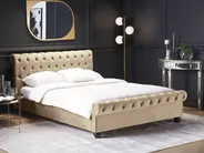 Waterbed Velvet AVALLON 180 x 200 cm (EU Super King) Beige_846944