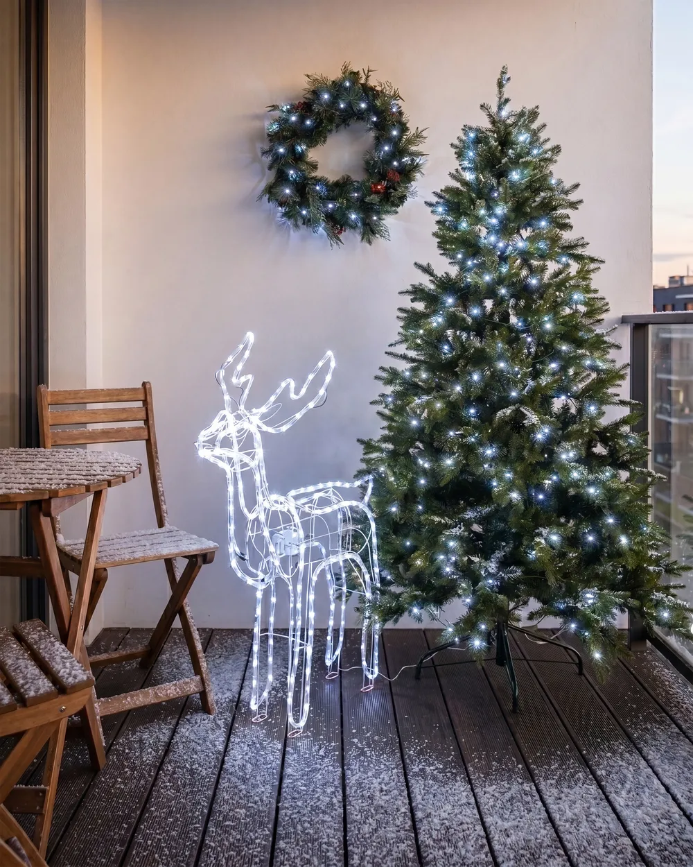 Outdoor Decoration LED INNNES 94 cm Reindeer White