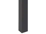 Extending Dining Table GRANADA Black 120/160 cm 80 cm_820888