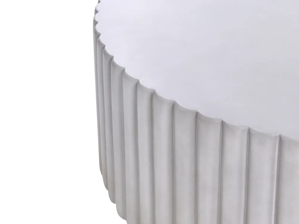 Tavolino da caffè POZZA 117 cm 117 cm Grigio_1024438
