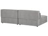 Soffa utan armstöd 2-sits modulär tyg grå HELLNAR_912037
