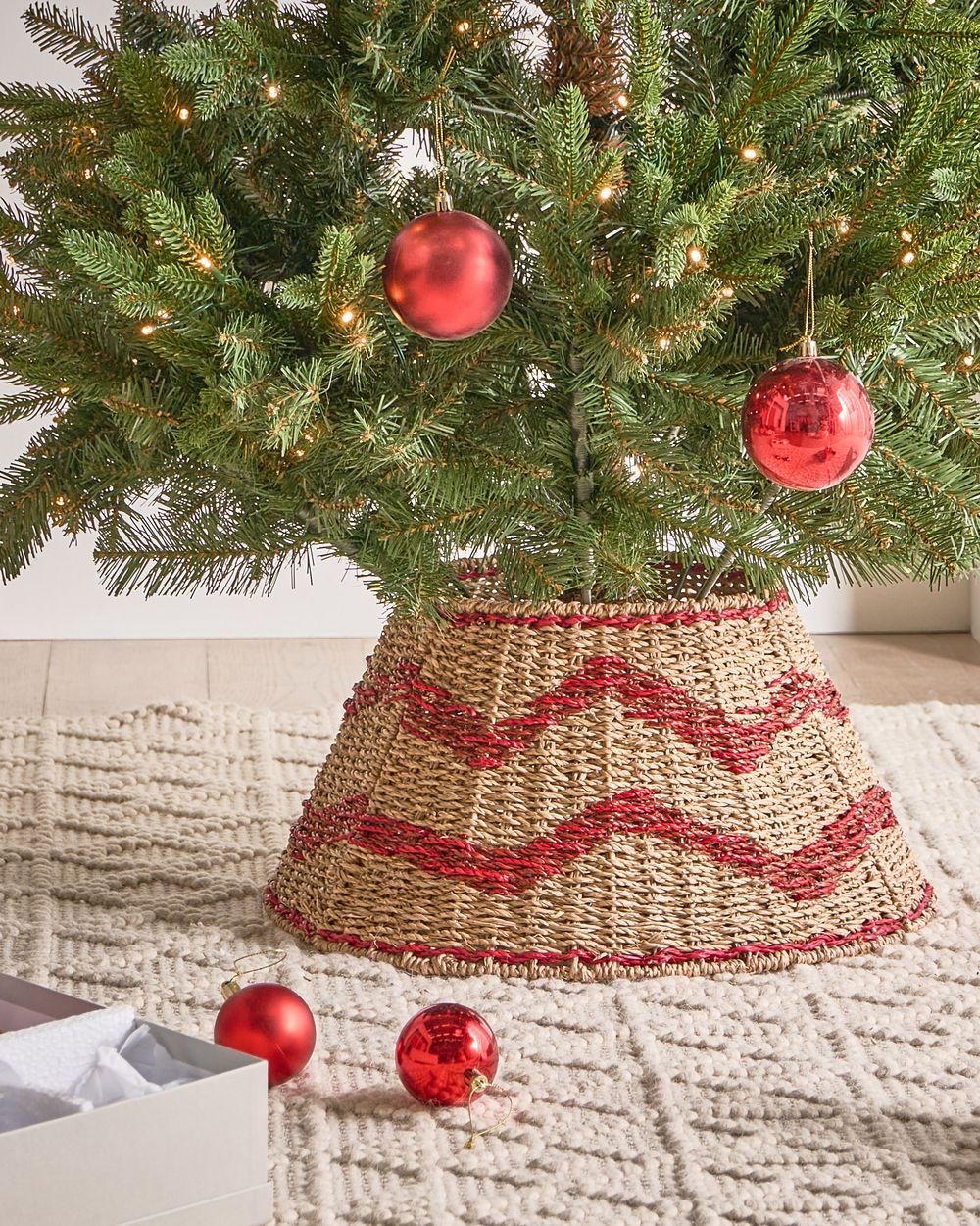 Christmas Tree Collar HIVER 43 cm Red