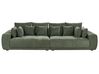4-istuttava sohva chenille tummanvihreä TORPO_918901