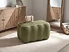 Upholstered Bench JUNO Fabric Green