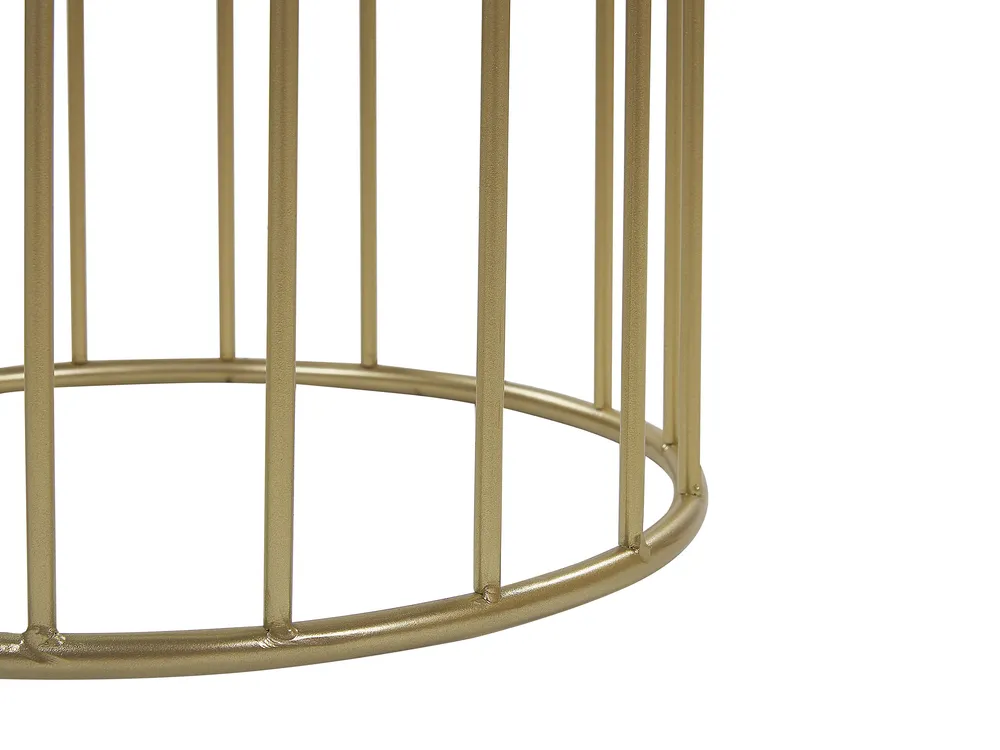 Zestaw 2 stołków LUBBOCK Welur Lazurowy_772578