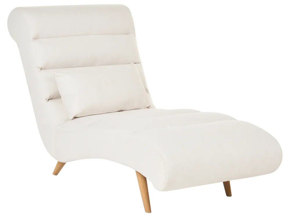 Chaise Longue RIVES Fabric Off-White