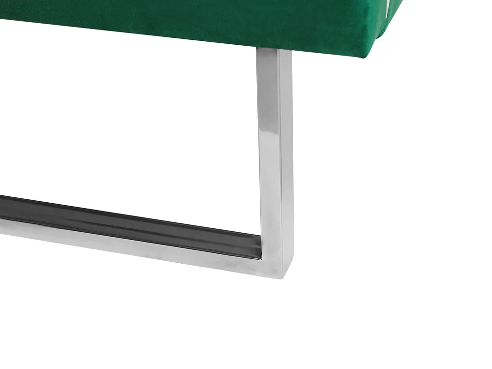 Bed Velvet BELLOU 180 x 200 cm (EU Super King) Green_777658