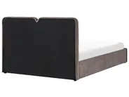 Letto contenitore ARBOIS Ciniglia Tortora 160 x 200 cm_1023123