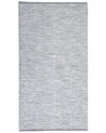 Tapis gris/beige 80 x 150 cm poil court EDREMIT_797440