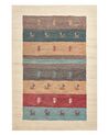 Tapis gabbeh en laine multicolore 140 x 200 cm SARILAR_855881