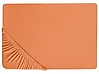 Cotton Fitted Sheet Orange JANBU Various Sizes