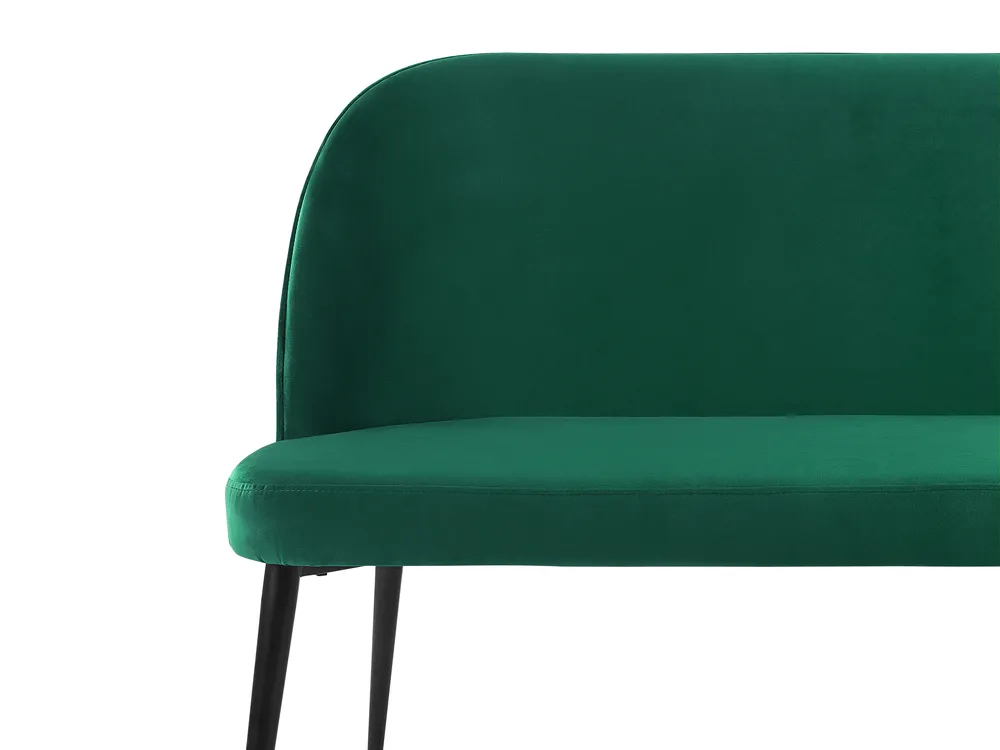 Canapé banquette 2 places en tissu vert taby 560467