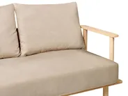 Sofa 2 Seater ASKER Fabric Beige_932557