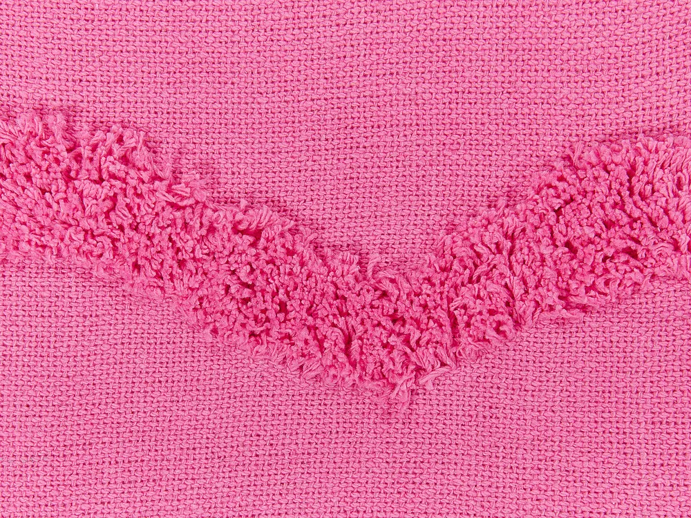 Blanket KHARI Cotton 125 x 150 cm Pink_839578