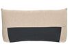 3 Seater Fabric Sofa Light Beige LUVOS_885549