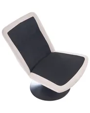 Swivel Armchair HOVET Light Beige_1061822