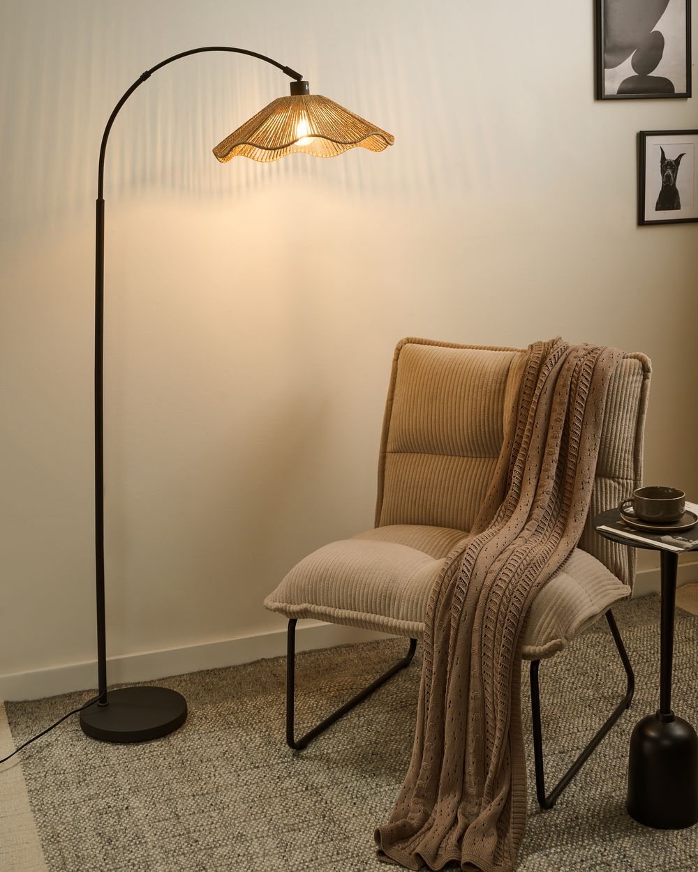 Lampa podłogowa MIGORI Papier Naturalny