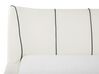 Leather EU King Size Waterbed White NANTES_41109