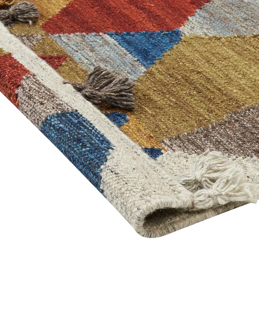 Tappeto ARZAKAN Multicolore 160 x 230 cm Kilim Lana_858325