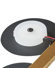Lampada da parete a LED PARITA Metallo Nero_866954