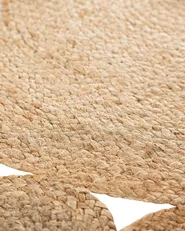 Rug AHLAT Beige ø 120 cm Jute_756612