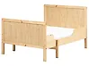Letto per bambini allungabile Legno di pino MONTIGNY 90 x 200 cm Marrone chiaro