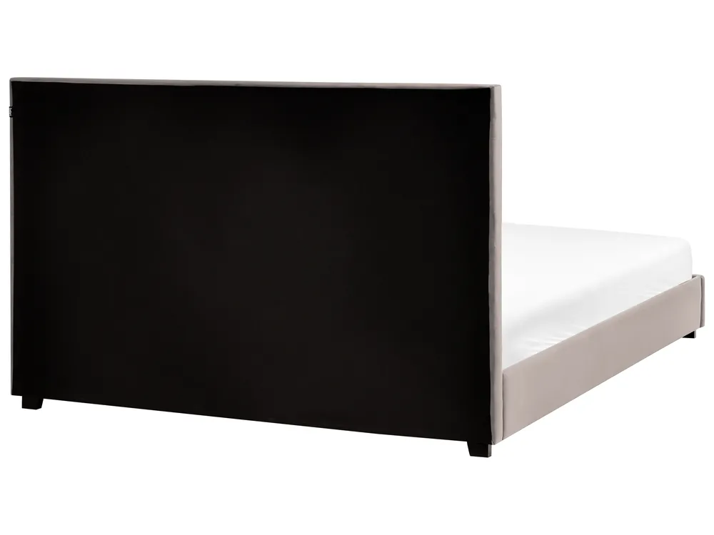 Waterbed Velvet ROUEN 180 x 200 cm (EU Super King) Taupe_1004775