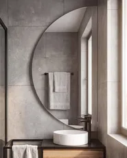 Specchio da bagno con luce LED LOUE 60 cm 120 cm Argento_1144150