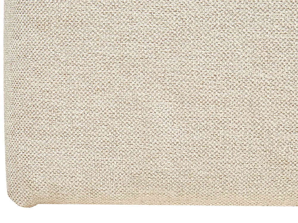 Divan Bed with Storage ARISTOCRAT Fabric Light Beige 180 x 200 cm (EU Super King)_873784