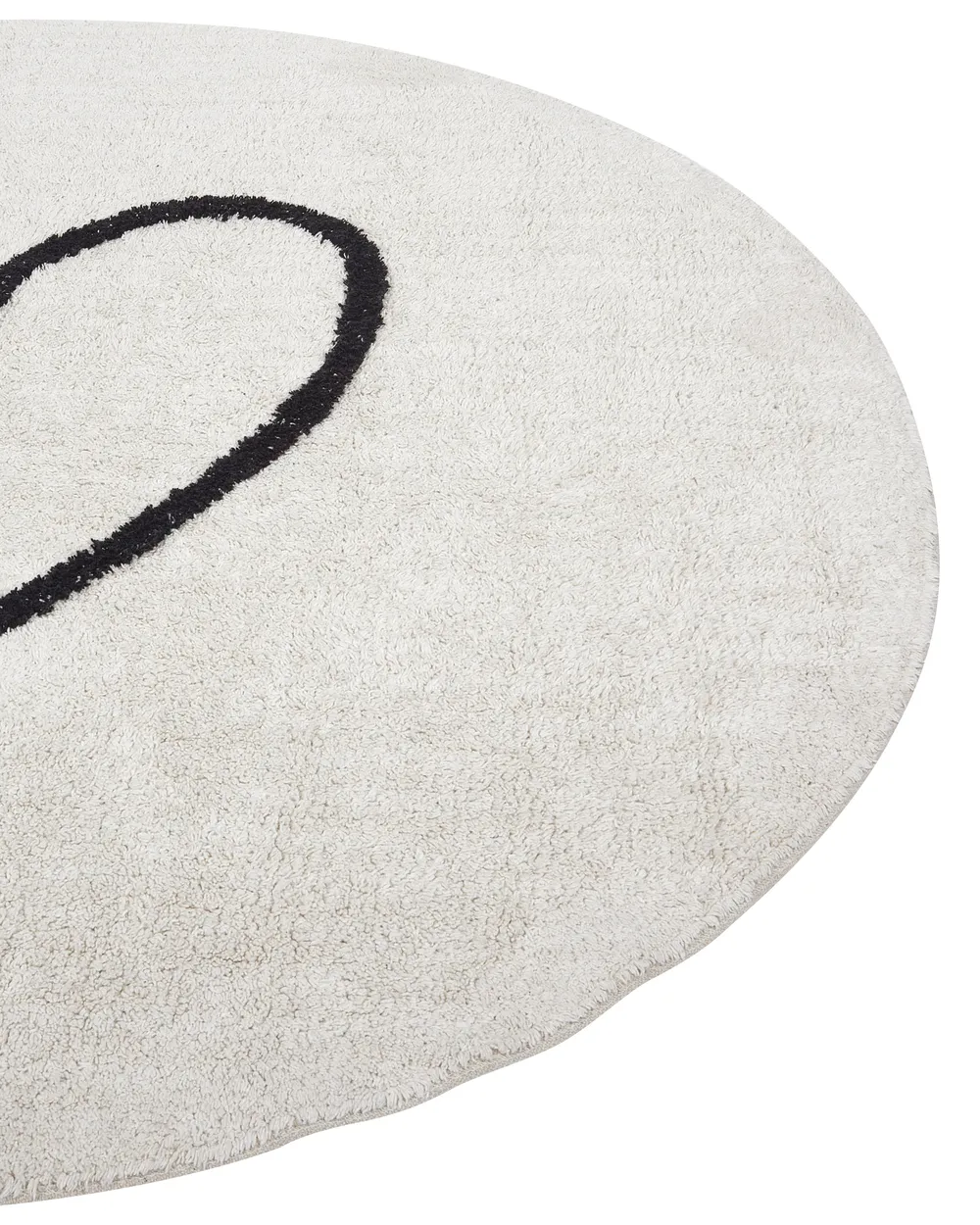Tappeto per bambini HEART Beige ø 140 cm Cotone_903822