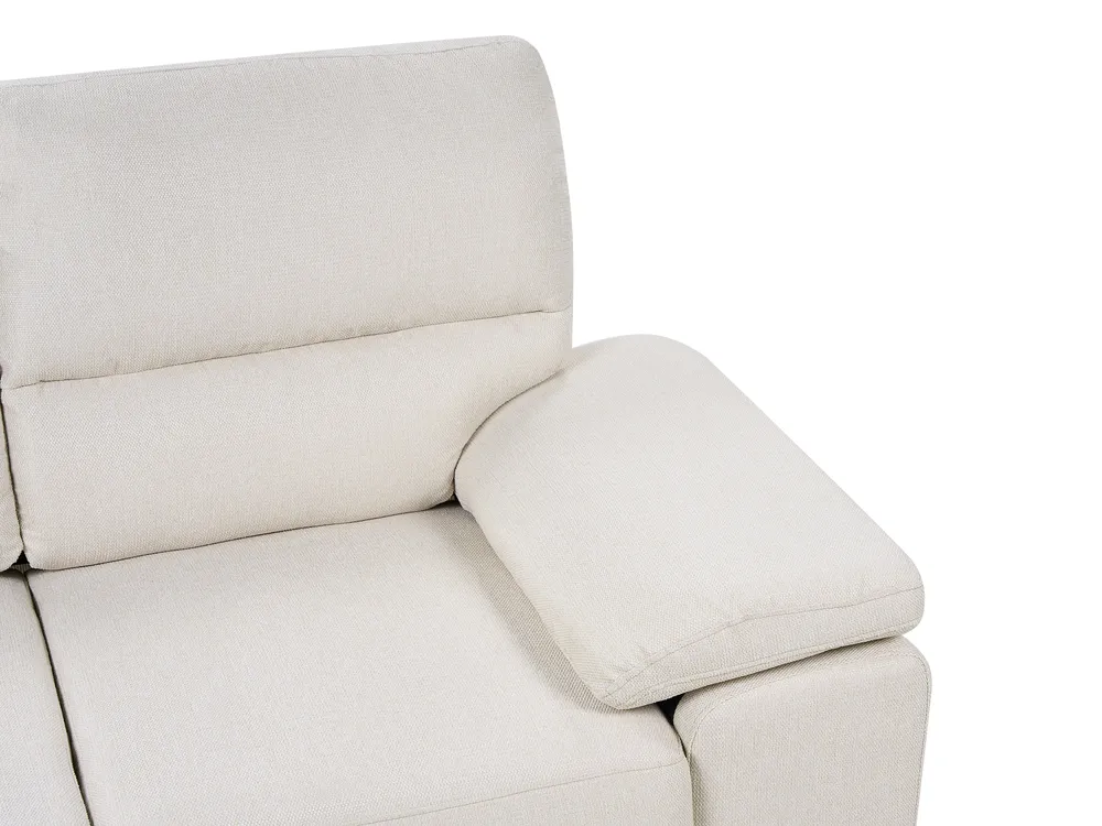 Sofa 3 Seater VOGAR Fabric Light Beige_901152