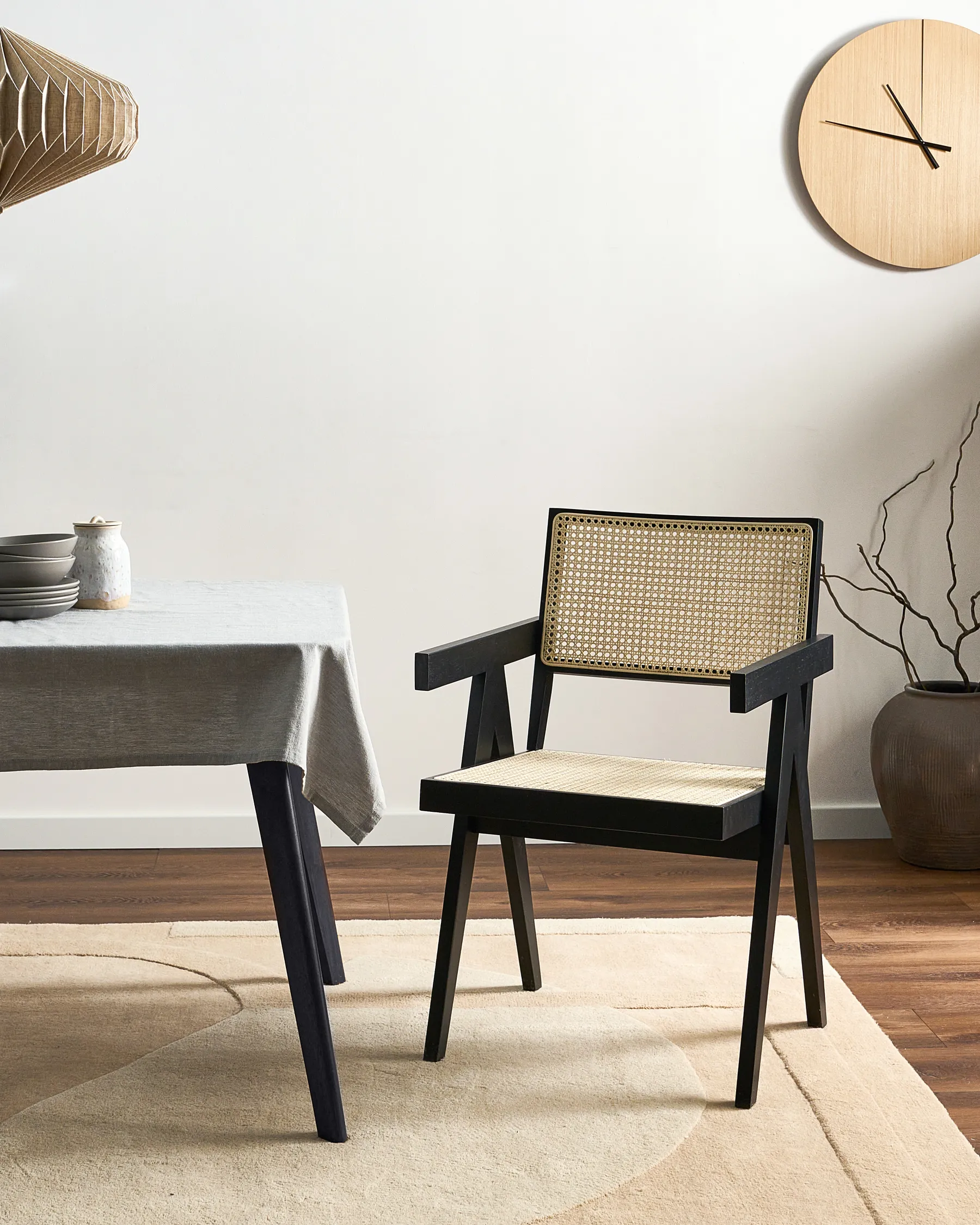 Dining Chair WESTBROOK Wood Black_1074886