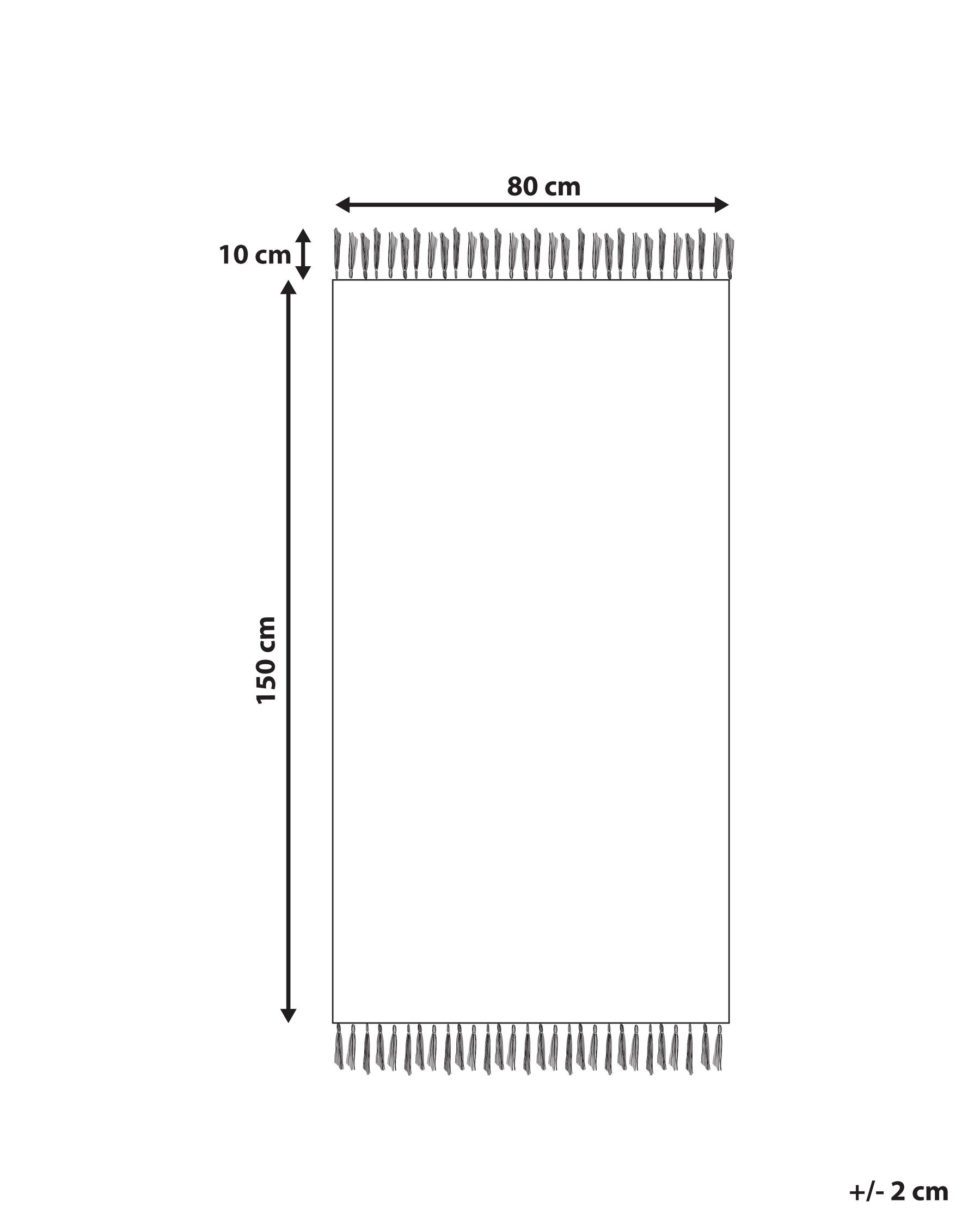 Area Rug 80 x 150 cm Light Blue MALHIA_846641