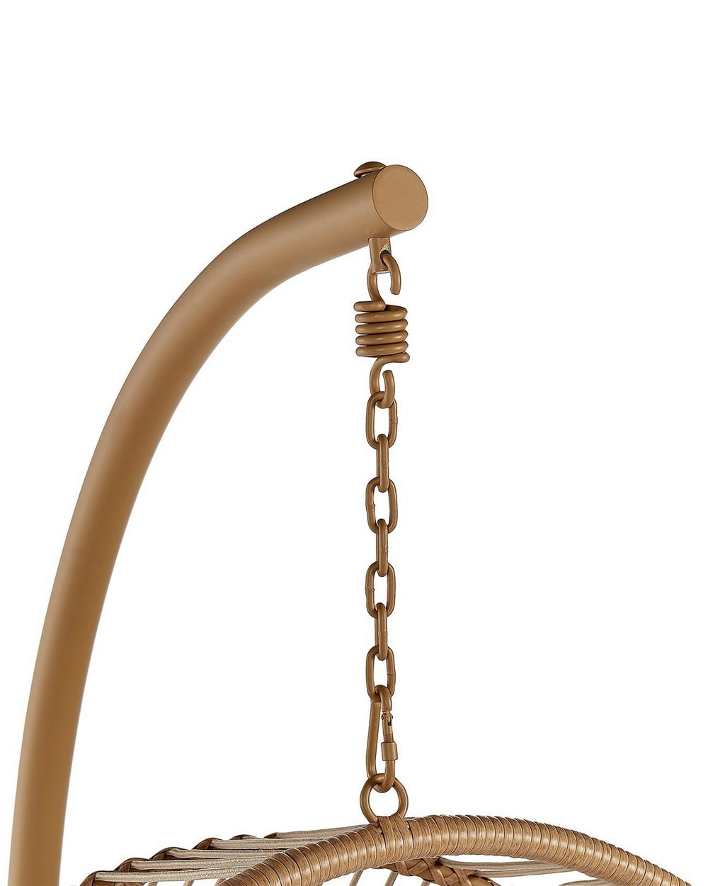 Hanging Chair ACRI PE Rattan Beige Beliani