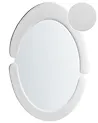 Wall Mirror MASSAY 53 cm 90 cm Velvet White