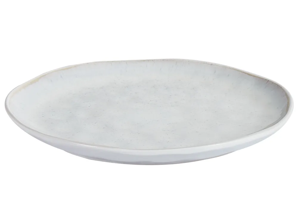 Zestaw 4 dużych talerzy SESAME Kamionka Jasnoszary_957368