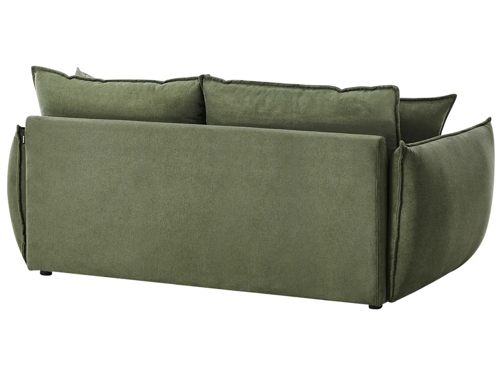 Set da salotto 5 posti KUNES Tessuto Verde_1013493